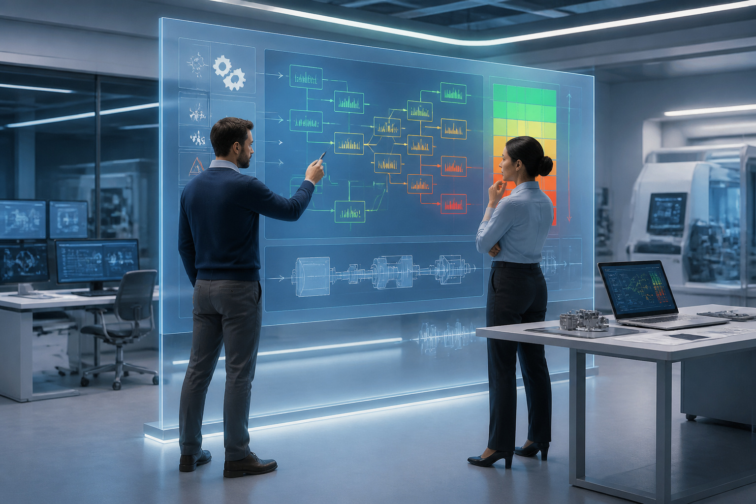 Analyse de donnees en salle de controle moderne