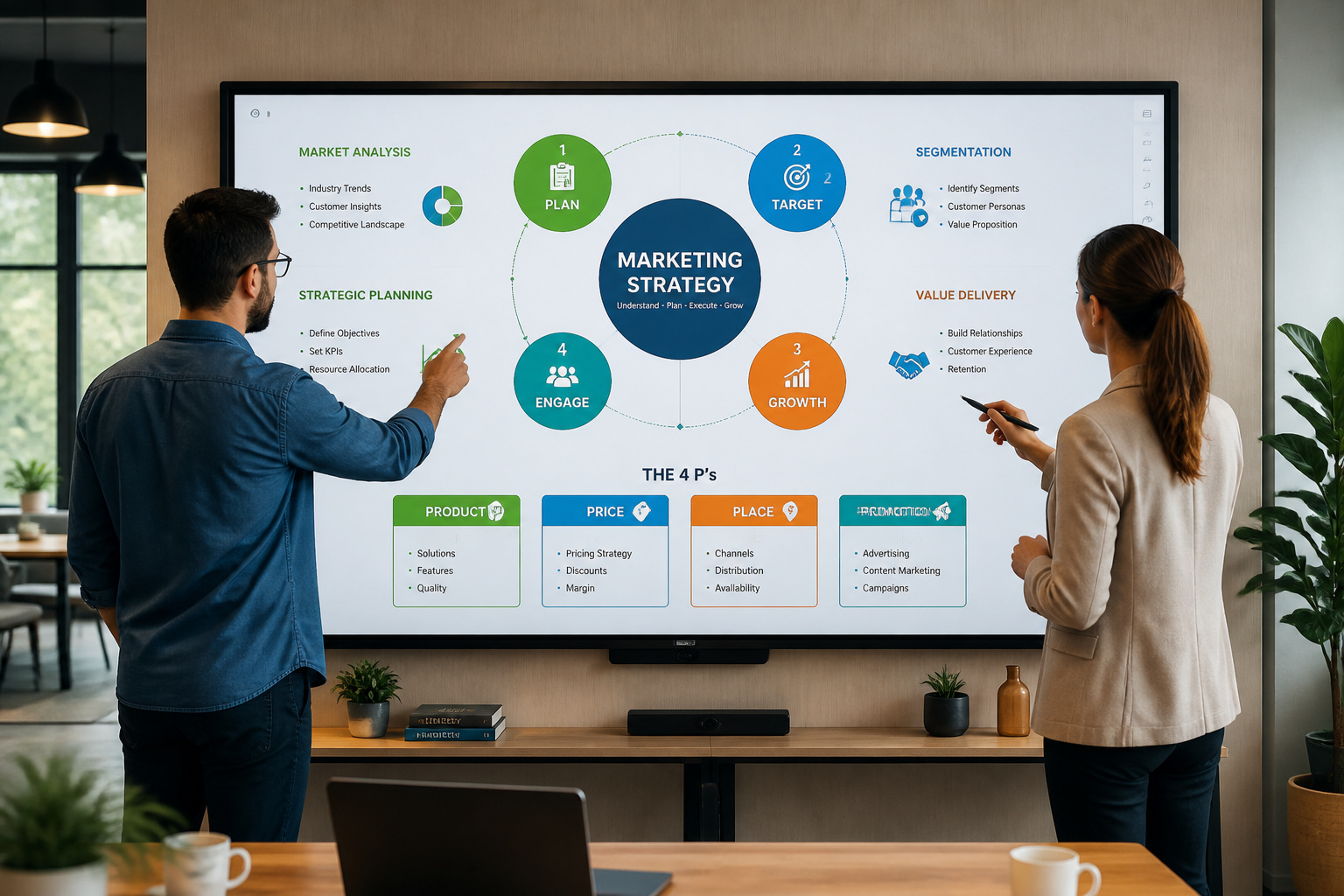 Collaboration sur la strategie marketing