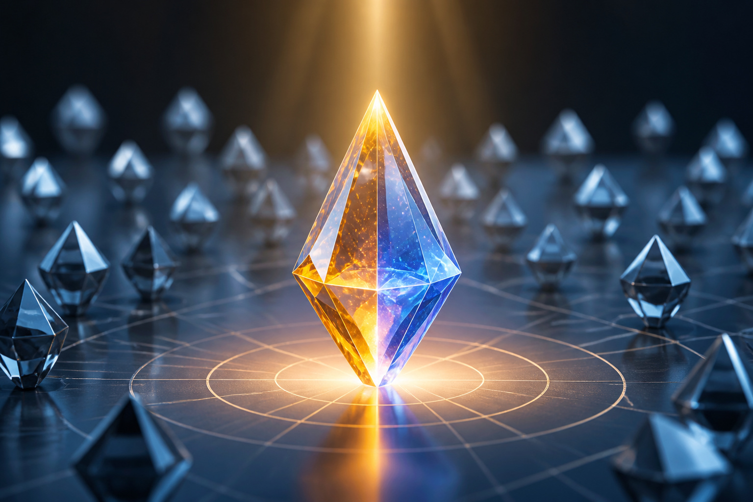 Le cristal unique se demarque